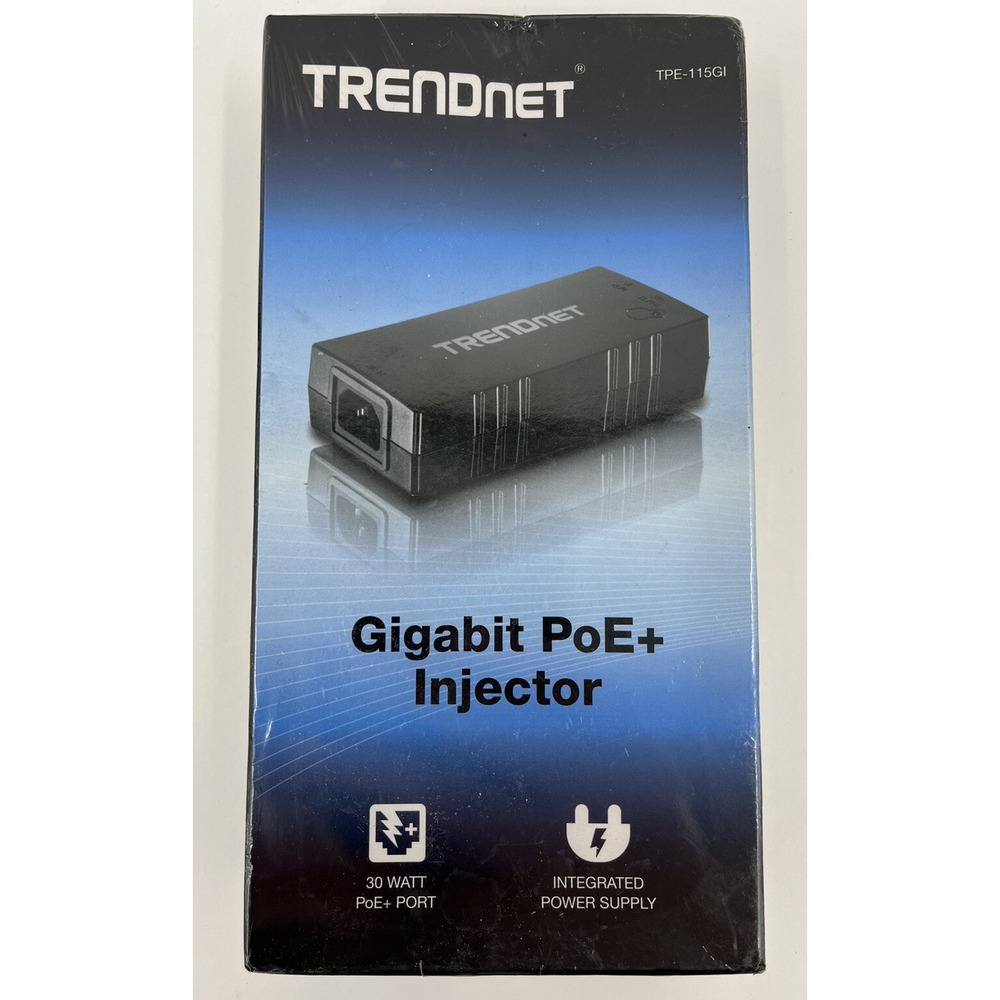 New TRENDnet TPE-115GI Gigabit PoE Injector Network Switch Ethernet